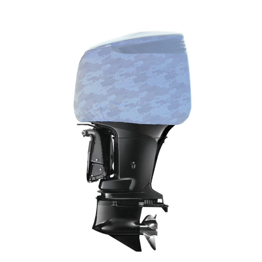 Cover on a Suzuki outboard