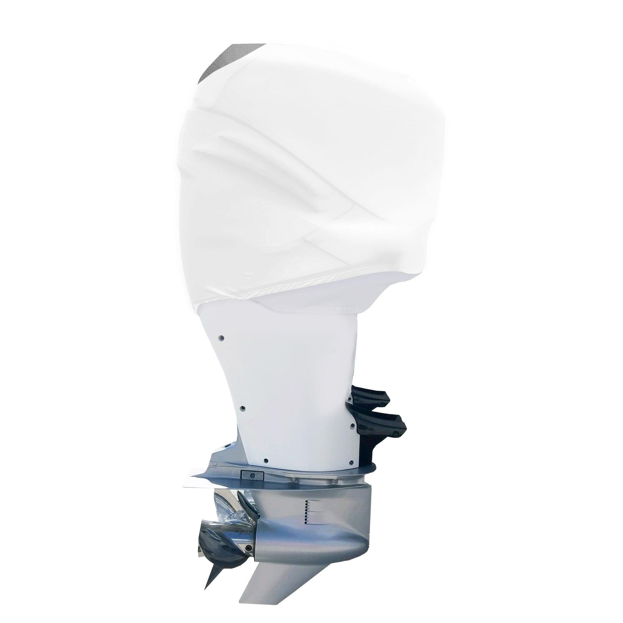 Solid White Color Outboard Motor Cover