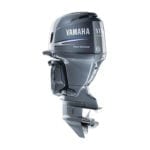 Grey Digital Camo Outboard Motor Cover - OUTERENVY, Outer Envy, Yamaha F115 Pre-2014 (Rear Vents)