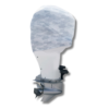 Grey Digital Camo outboard motor cover